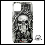 Coque Crâne Noir et Blanc (iPhone)