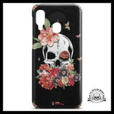 Coque Crâne Et Rose (Samsun)