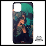 Coque Crâne Vert (iPhone)