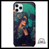 Coque Crâne Vert (iPhone)