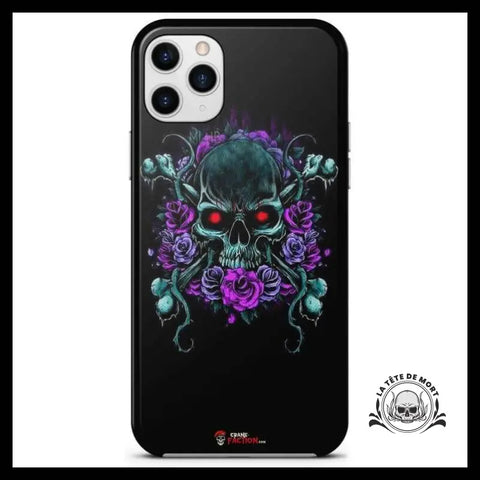Coque Crâne Violet (iPhone)