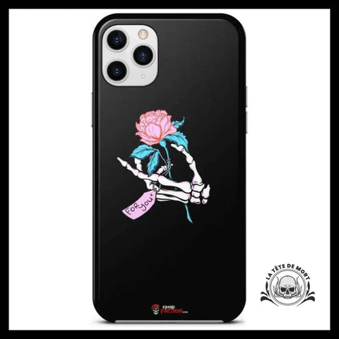 Coque Squelette Fleurs (iPhone)