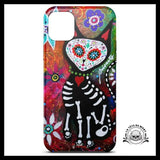 Coque Tête de Mort Artistique (iPhone)
