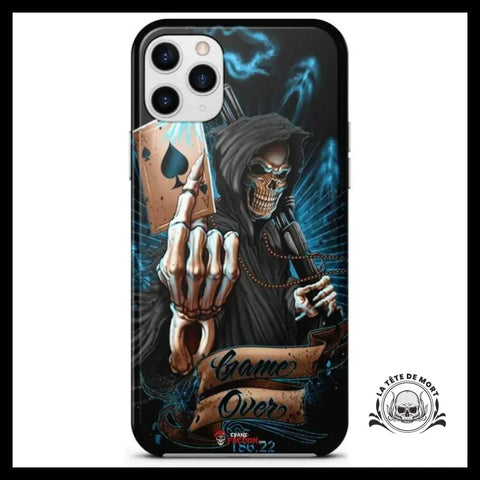 Coque Tête de Mort As De Pique (iPhone)