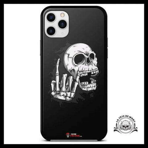 Coque Tête de Mort Doigt (iPhone)