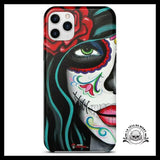 Coque Tête de Mort Femme Mexicaine Maquillage (iPhone)