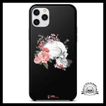 Coque Tête de Mort Fleurs (iPhone)