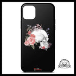 Coque Tête de Mort Fleurs (iPhone)