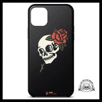 Coque Tête de Mort Fleurs (iPhone)