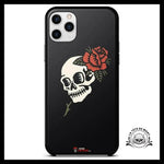 Coque Tête de Mort Fleurs (iPhone)