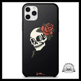 Coque Tête de Mort Fleurs (iPhone)