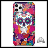 Coque Tête de Mort Mexicaine Colorée (iPhone)