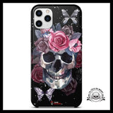 Coque Tête de Mort Papillon (iPhone)