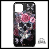 Coque Tête de Mort Papillon (iPhone)