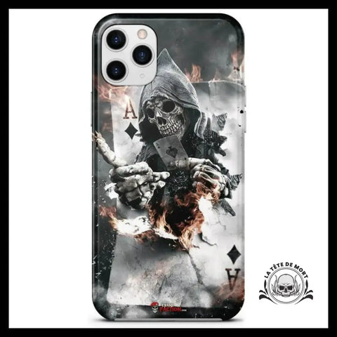 Coque Tête de Mort Poker (iPhone)