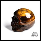 Crâne de Cristal Oeil Tigre