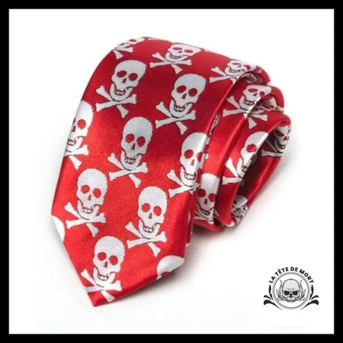 Cravate Crâne Pirate