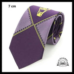 Cravate Crâne Violet