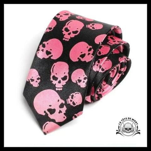 Cravate Tête de Mort Fashion