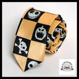 Cravate Tête de Mort Halloween