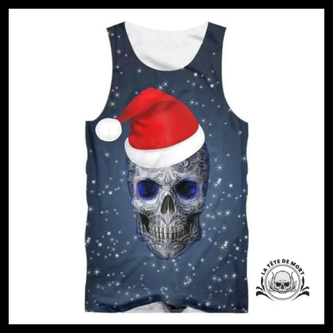Débardeur Crâne Noël