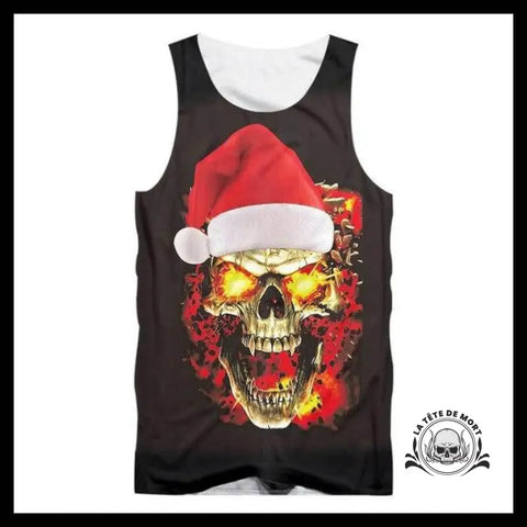 Débardeur Tête de Mort Noël