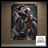 Drapeau Biker Life