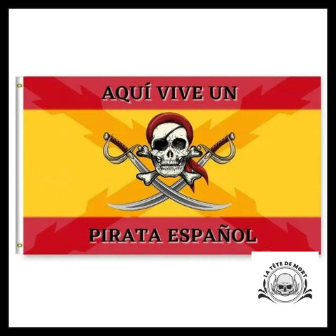 Drapeau Crâne Espagnol