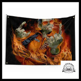 Drapeau Rock N Roll
