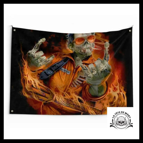 Drapeau Rock N Roll