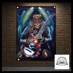 Drapeau Squelette Rock