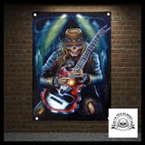Drapeau Squelette Rock