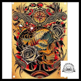 Drapeau Tête de Mort Art