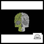 Drapeau Tête de Mort Fleurie
