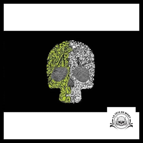 Drapeau Tête de Mort Fleurie