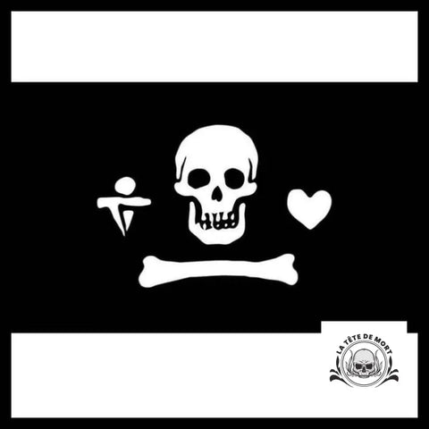 Drapeau Tête de Mort Love