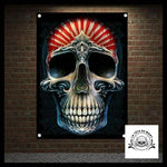 Drapeau Tête de Mort Maya