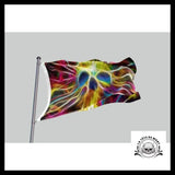 Drapeau Tête de Mort Multicolore