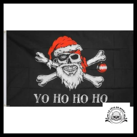 Drapeau Tête de Mort Noël