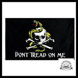 Drapeau Tête de Mort Serpent