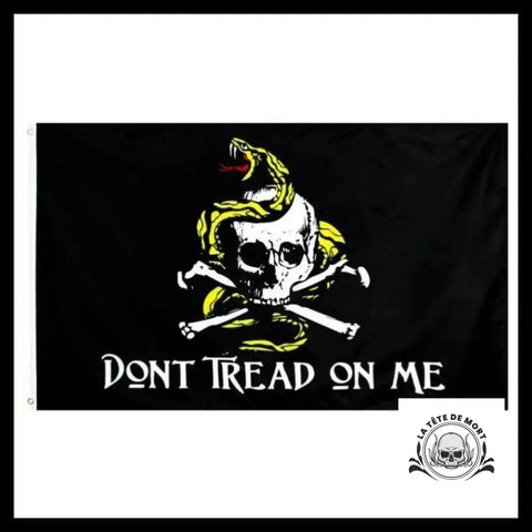 Drapeau Tête de Mort Serpent