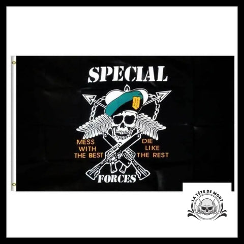 Drapeau Tête de Mort Soldat