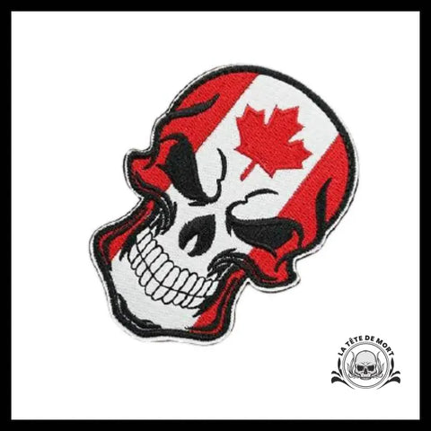 Écusson Crâne Canada