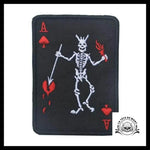 Écusson Squelette Poker