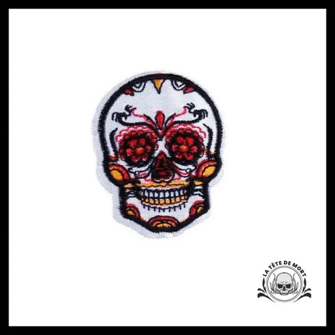 Écusson Tête de Mort Mexicaine Dessin