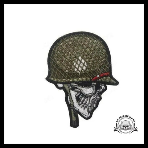 Écusson Tête de Mort Militaire