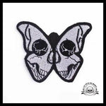 Écusson Tête de Mort Papillon