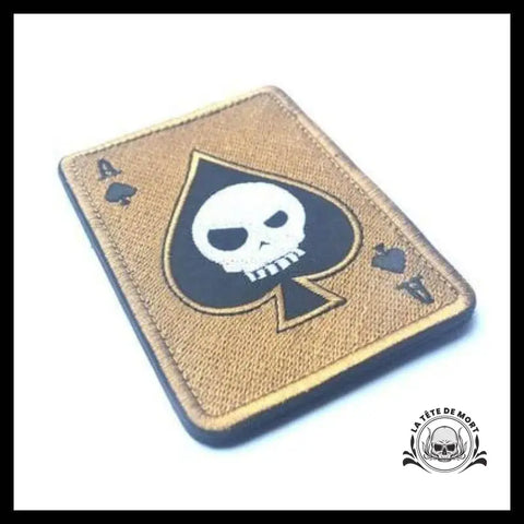 Écusson Tête de Mort Poker