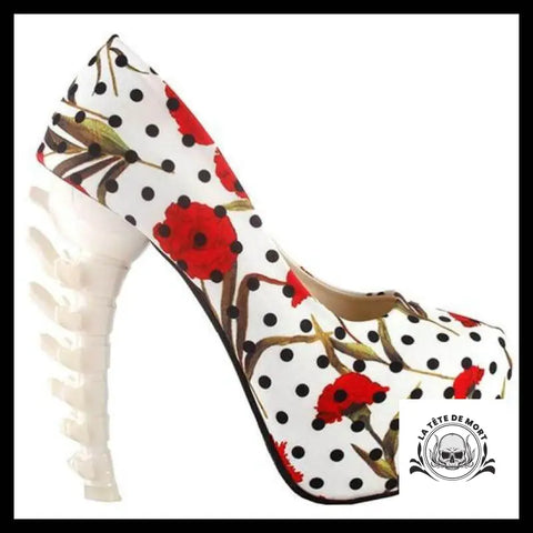 Escarpin Fleuri