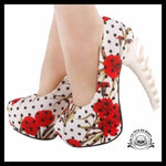 Escarpin Fleuri